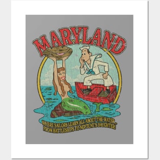 Maryland - Where Sailors Learn All About The Water 1961 Posters and Art